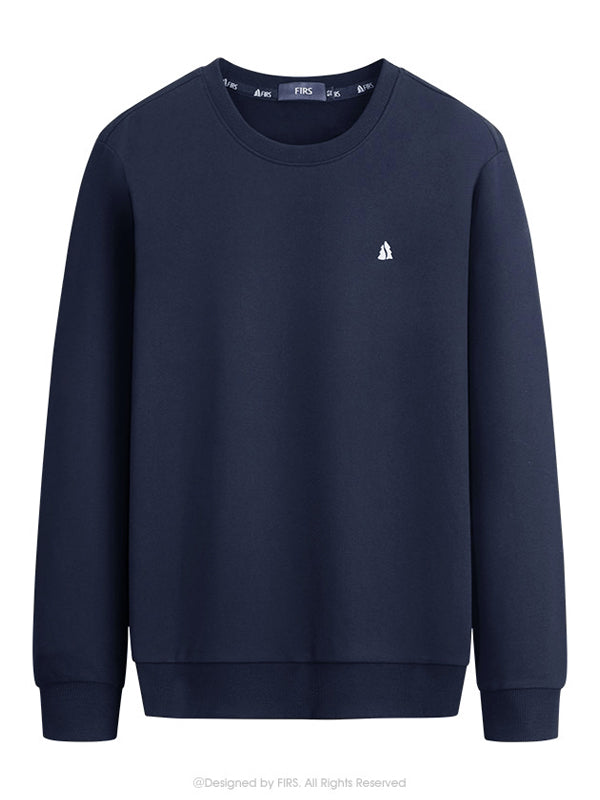 Solid Color Casual Pullover Top