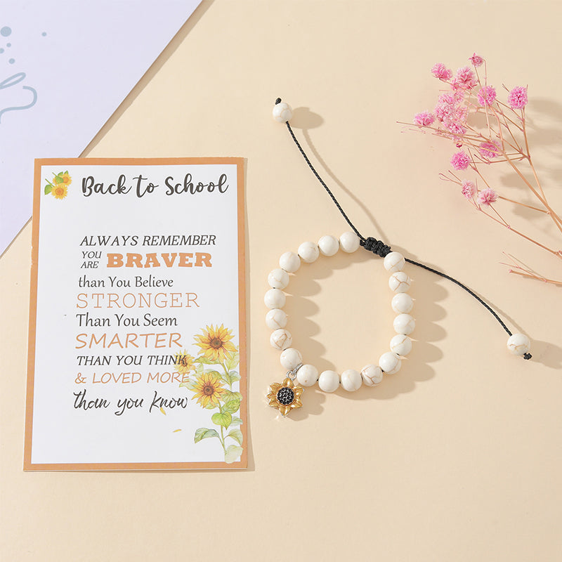 Sunflower Natural Stone Beads