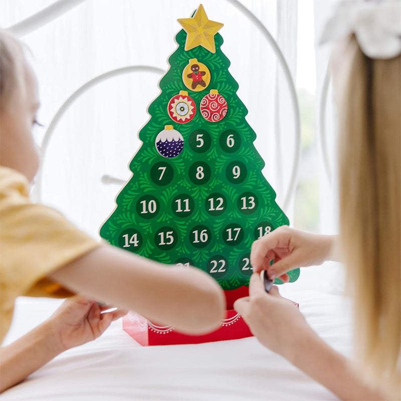 Countdown to Christmas Wooden Advent Calendar