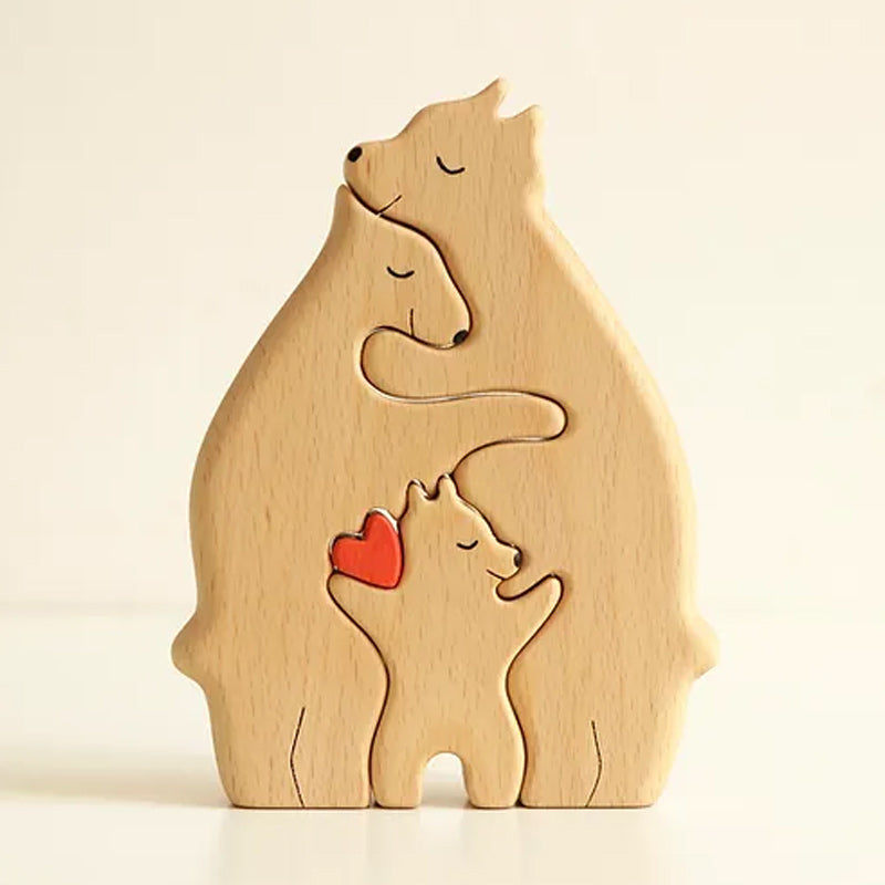 DIY Wooden Puzzle Ornament