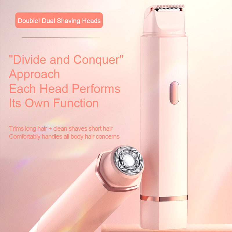 Dual-Head Electric Hair Shaver
