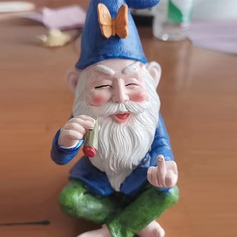 Dwarf with Middle Finger