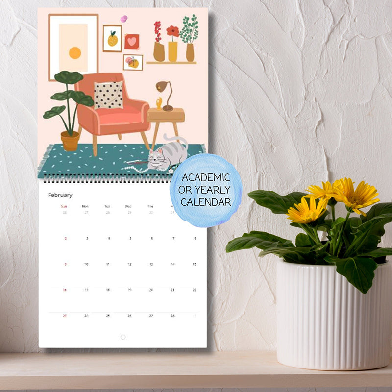 Oh My Cat Mischievous Cats 2025 Wall Calendar
