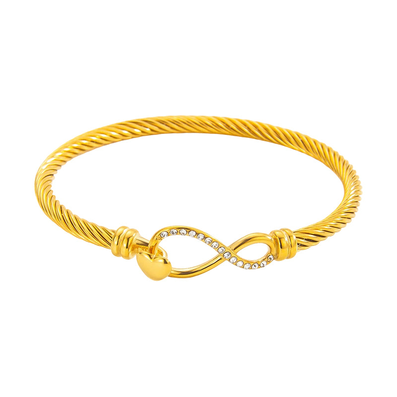 Gold Plated Heart Bracelet