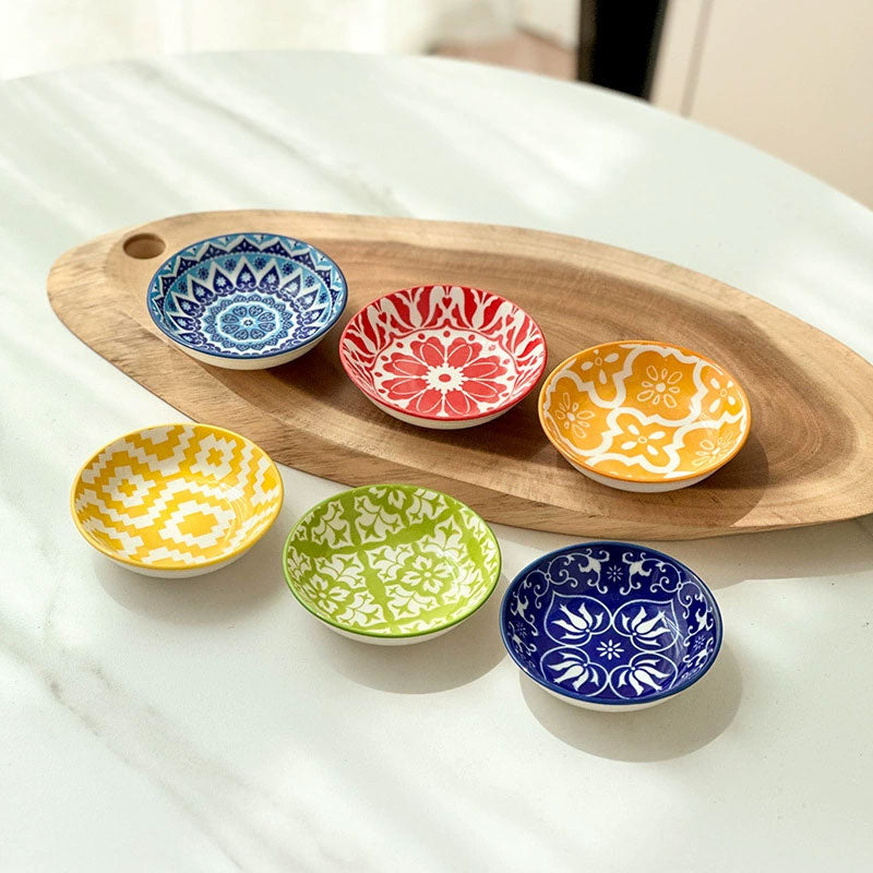 Ceramic Bohemian Flavour Plate Dipping Plate