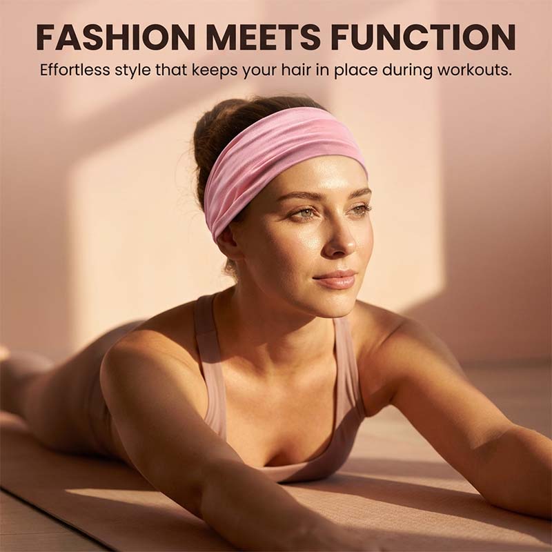 Sweat-Wicking Headband for Fitness & Yoga