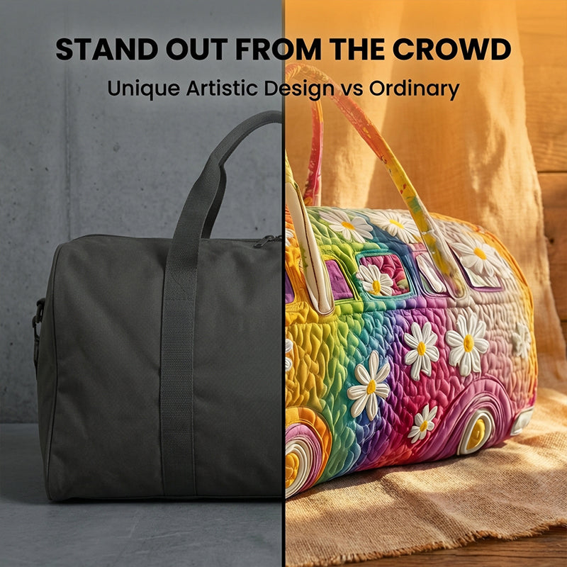 Quilted Multi-Functional Travel & Gym Bag