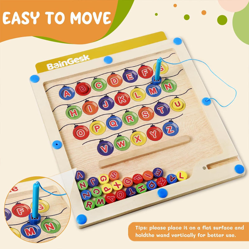 Magnetic Alphabet Maze Toy