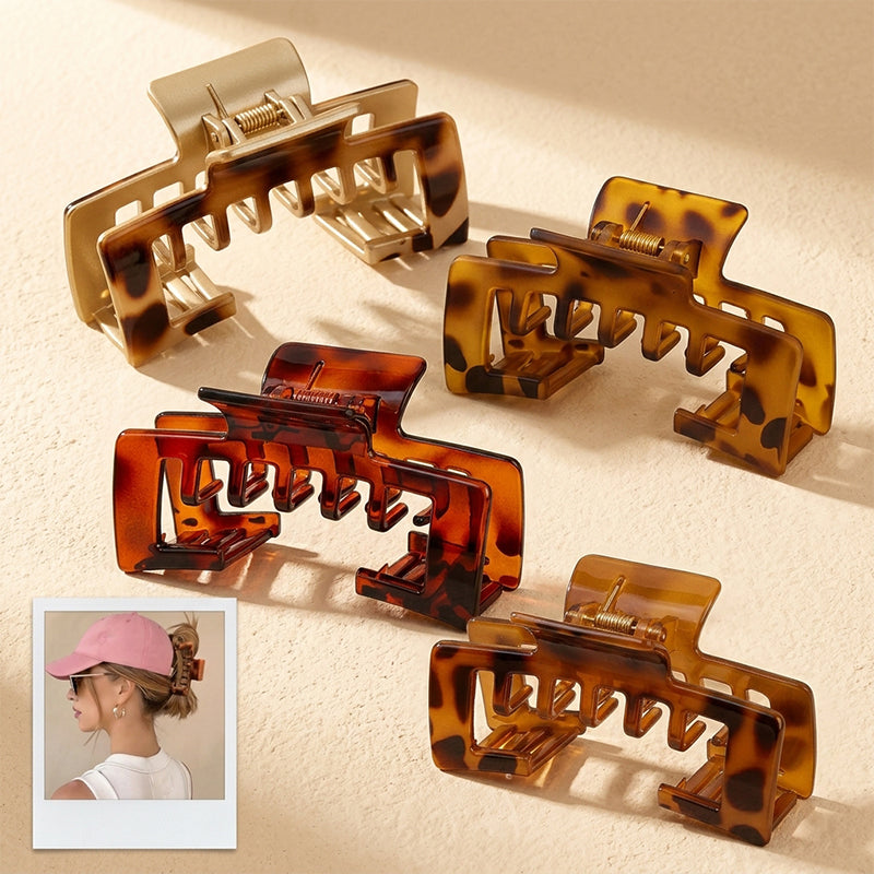 Maillard-Style Frosted Hair Clips