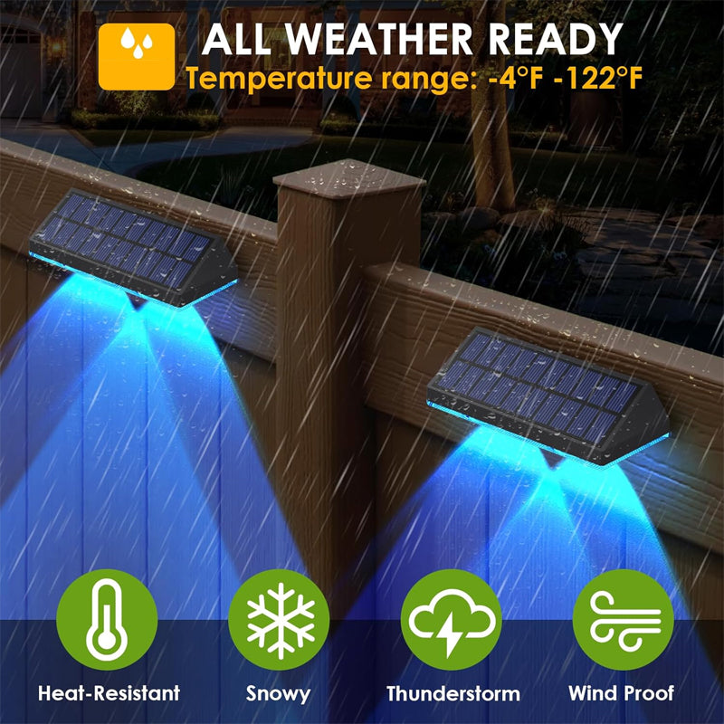 Outdoor Solar Fence Lights