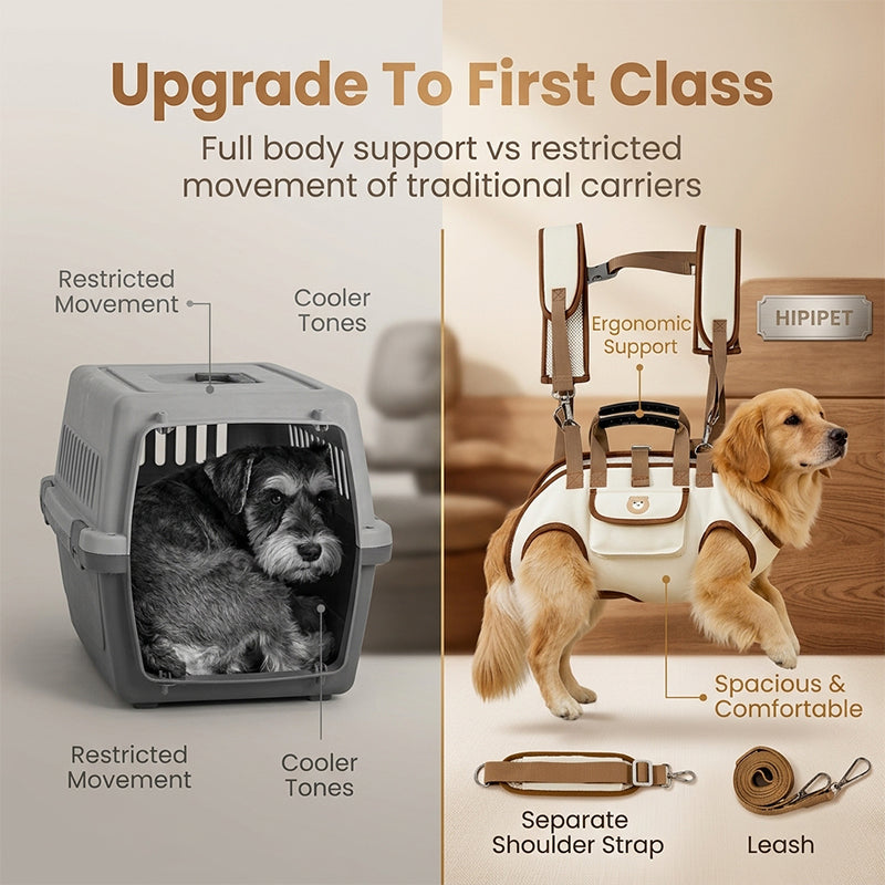 Multi-Functional Horizontal Pet Backpack