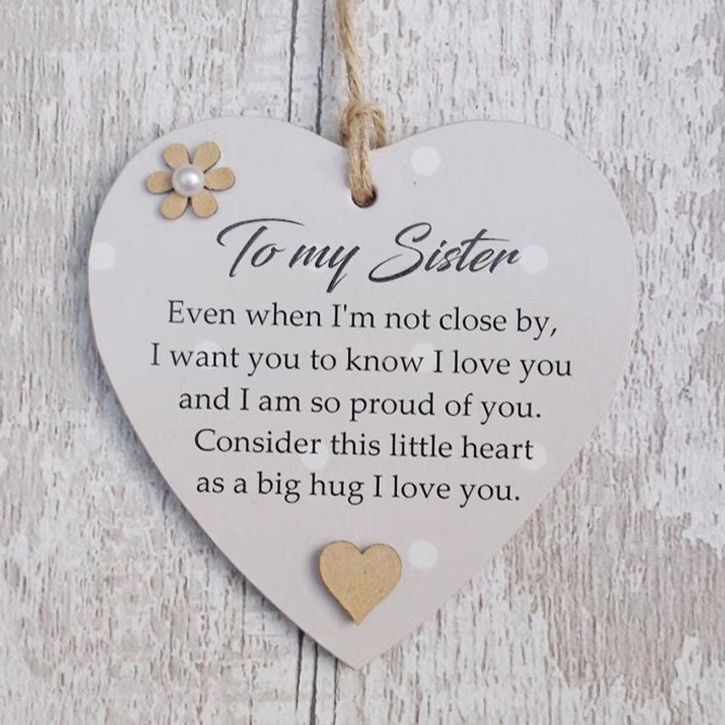 ❤️Wooden Gift Heart Plaque