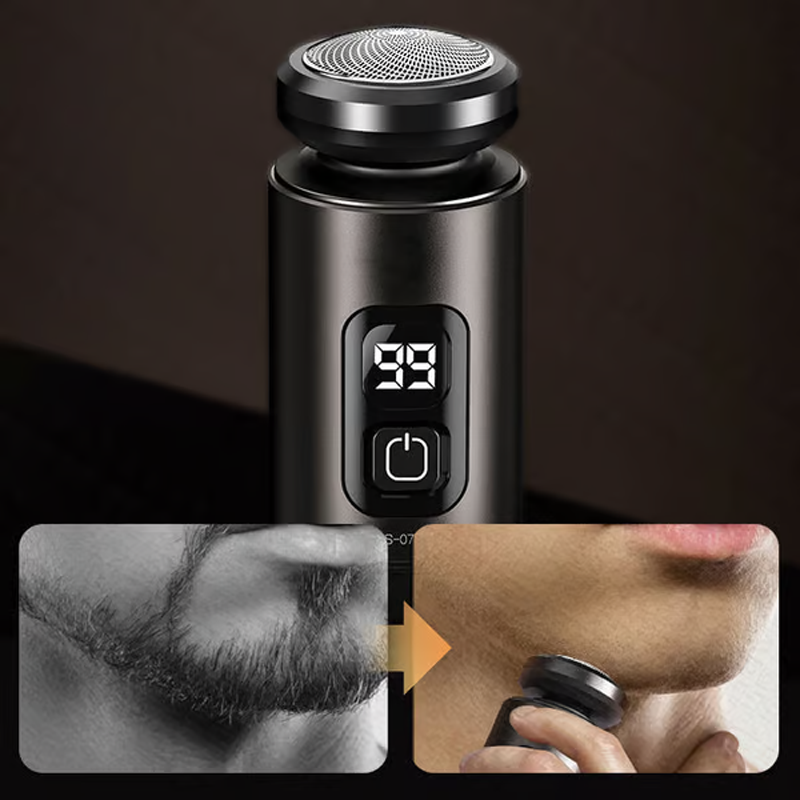 Portable Electric Mini Shaver with Floating Blades