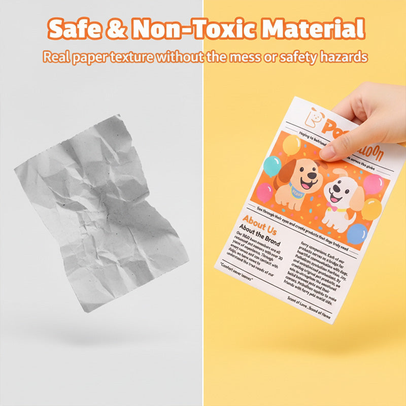 Interactive pet newspaper toy