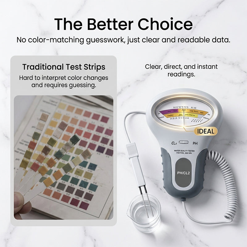 PH & Cl2 Chlorine Tester