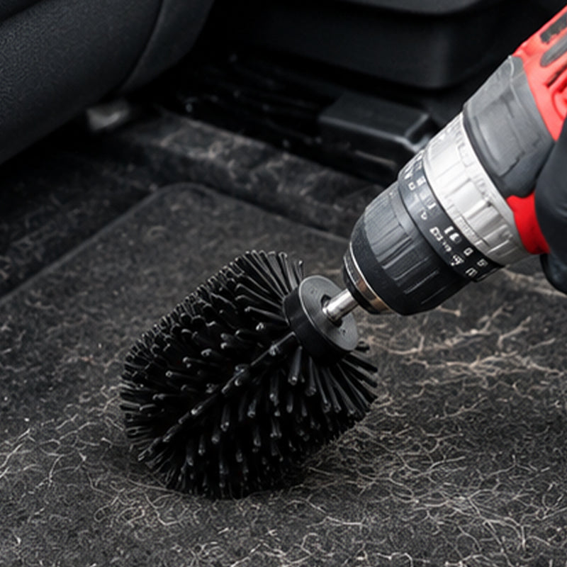 Silicone Pet Hair Drill Brush Set