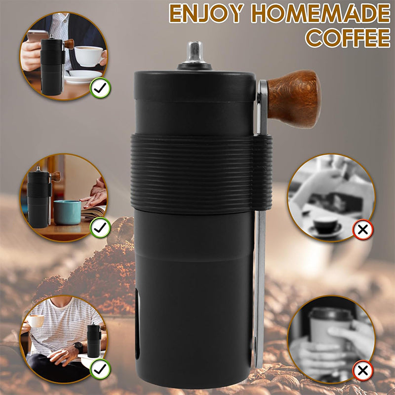 Portable Hand Cranked Coffee Machine