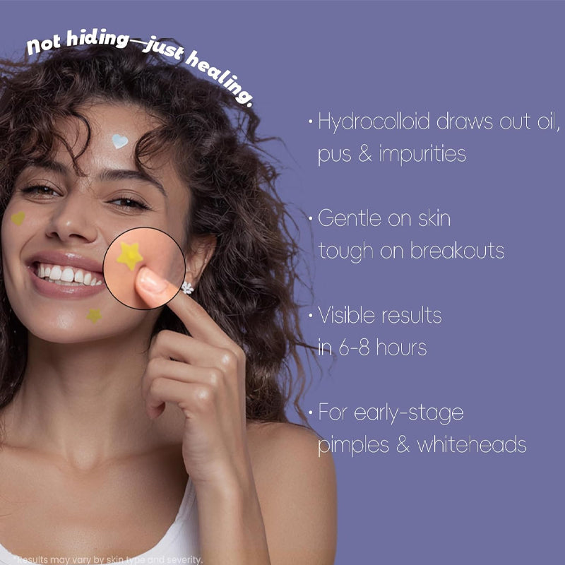 Colourful Hydrocolloid Acne Patches