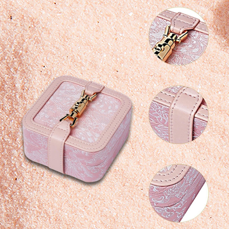 Vintage Jacquard Jewellery Box