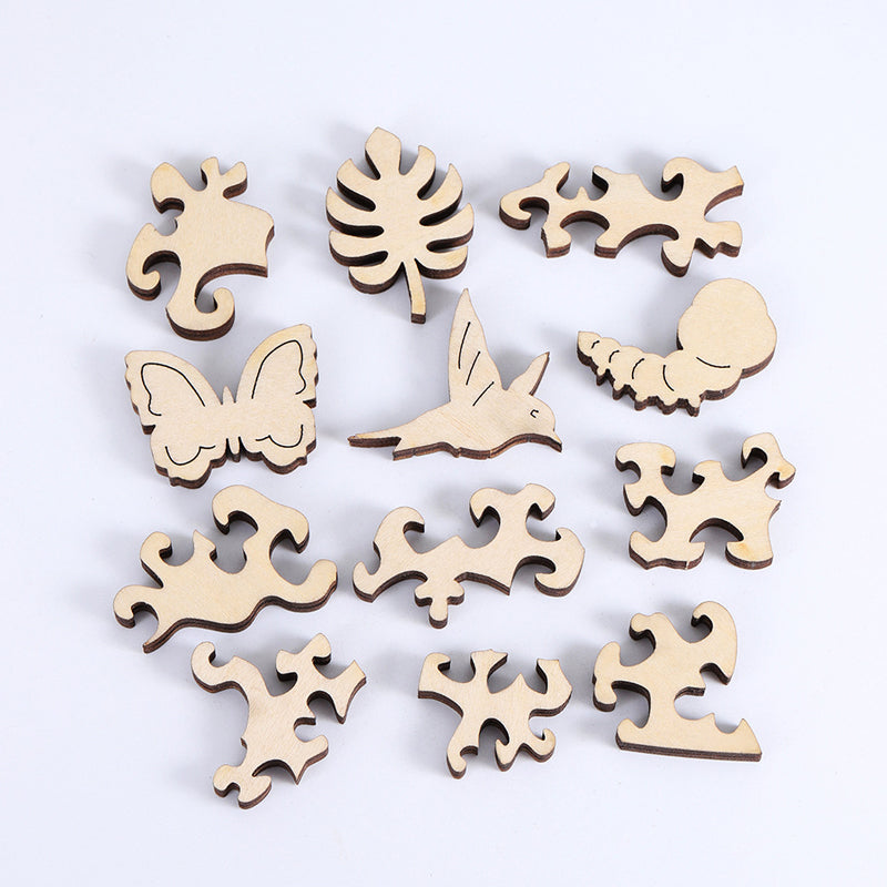Laser Cut Wooden Puzzles in Unique Shapes