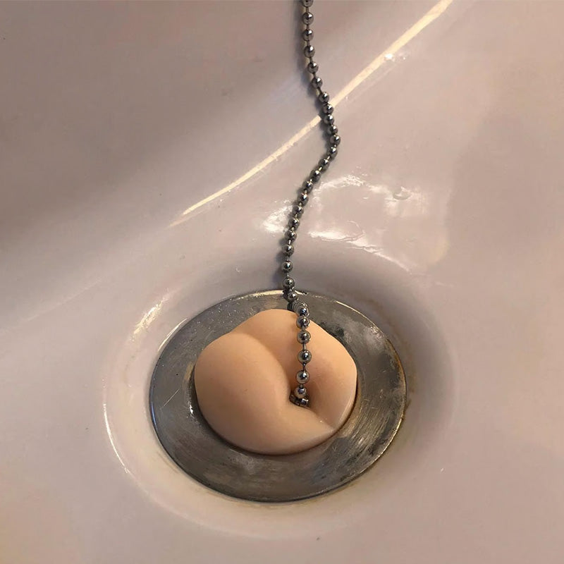 Funny Butt Beads Sink Plug