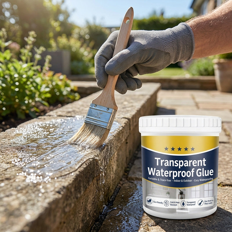 Transparent Waterproof Repair Sealant with Brush