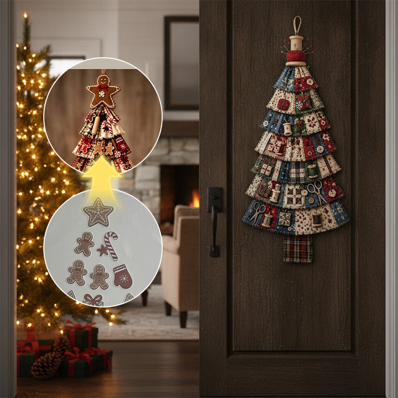 DIY Christmas Tree Door Hanging Kit