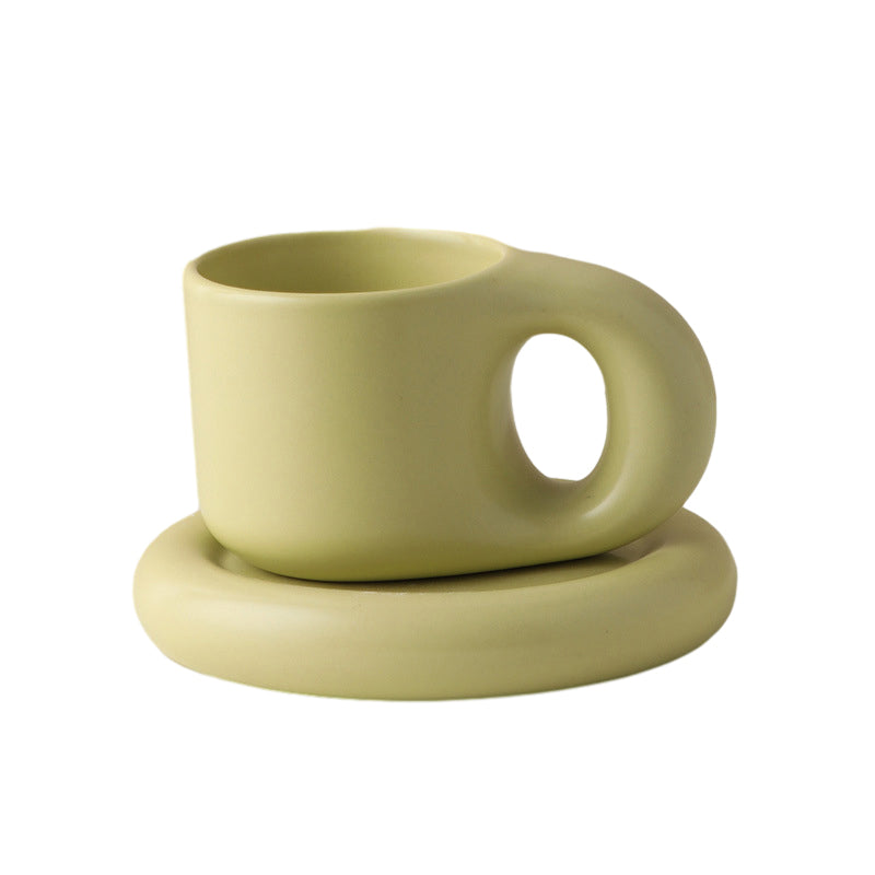 Nordic Minimalist Cute Fat Mug