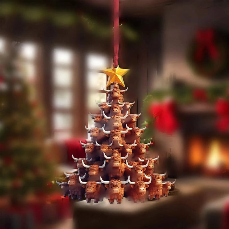 Stacking Animal Christmas Ornaments