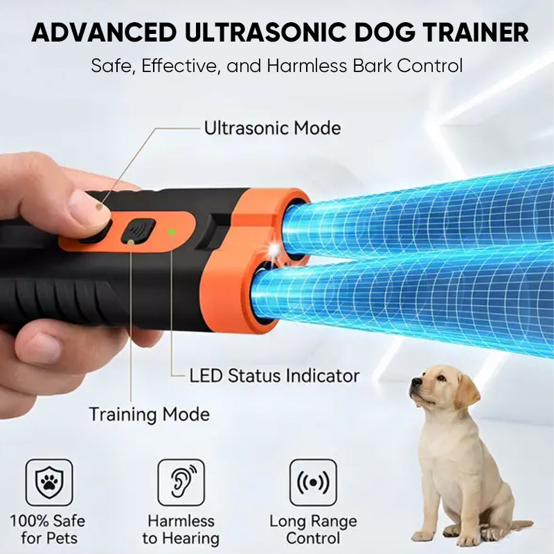 Ultrasonic Dog Repellent Trainer & Safety Device