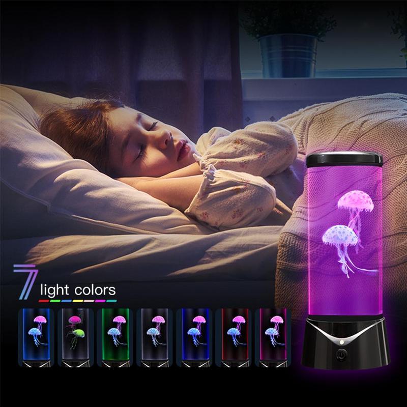 Multipurpose 7-Color Changing Jellyfish Lamp