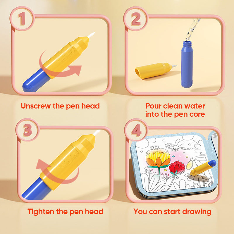 Easy and Fun Paint Magic with Water