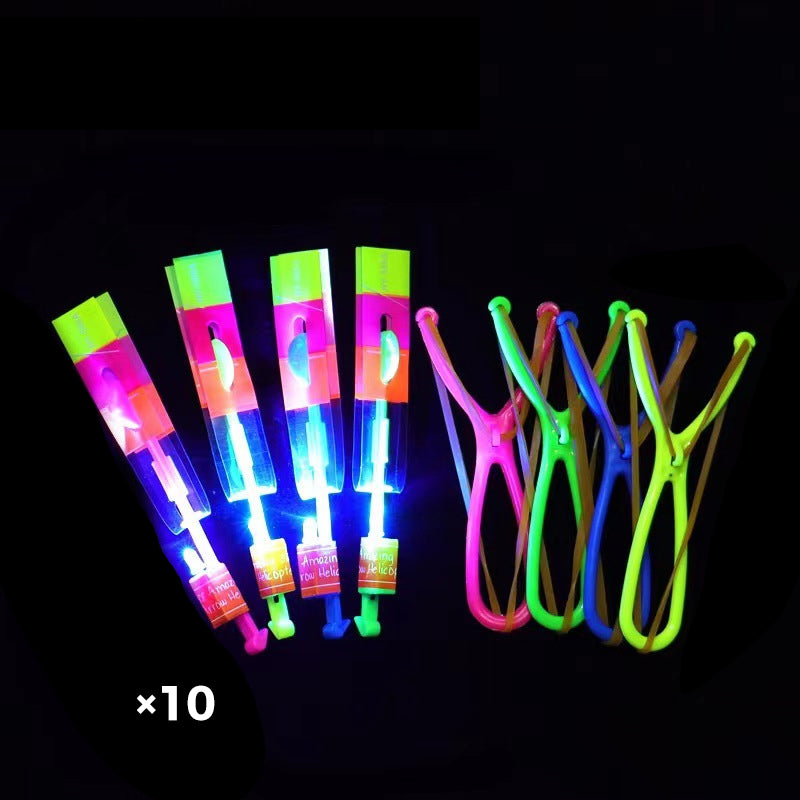 Illuminated Slingshot Flying Arrow
