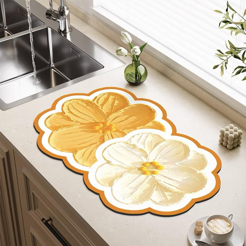 Floral Bathroom Floor Mat