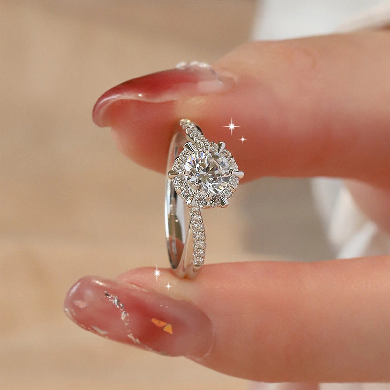 Moissanite from the Stars Ring