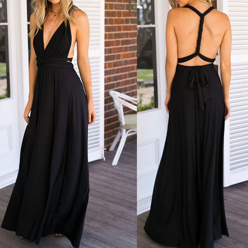 Versatile and Sexy Strap Wrap Dress
