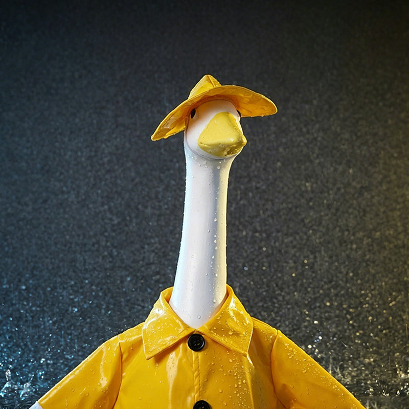 Patriotic Waterproof Porch Goose Raincoat Costume