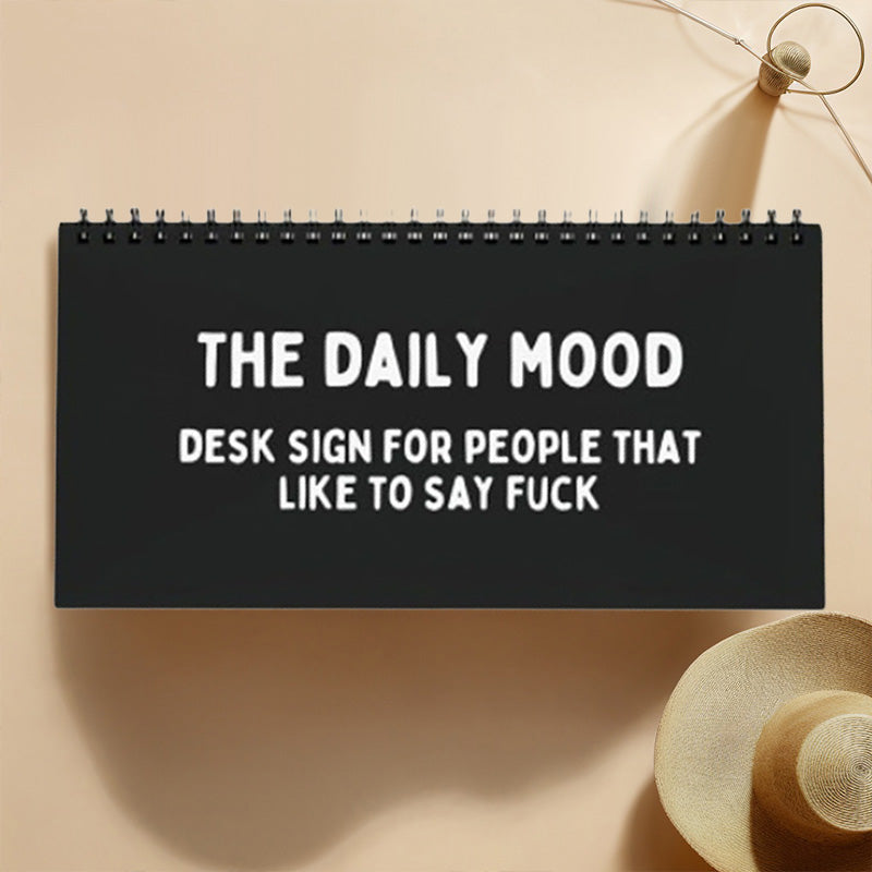 The Daily Mood Desk Sign