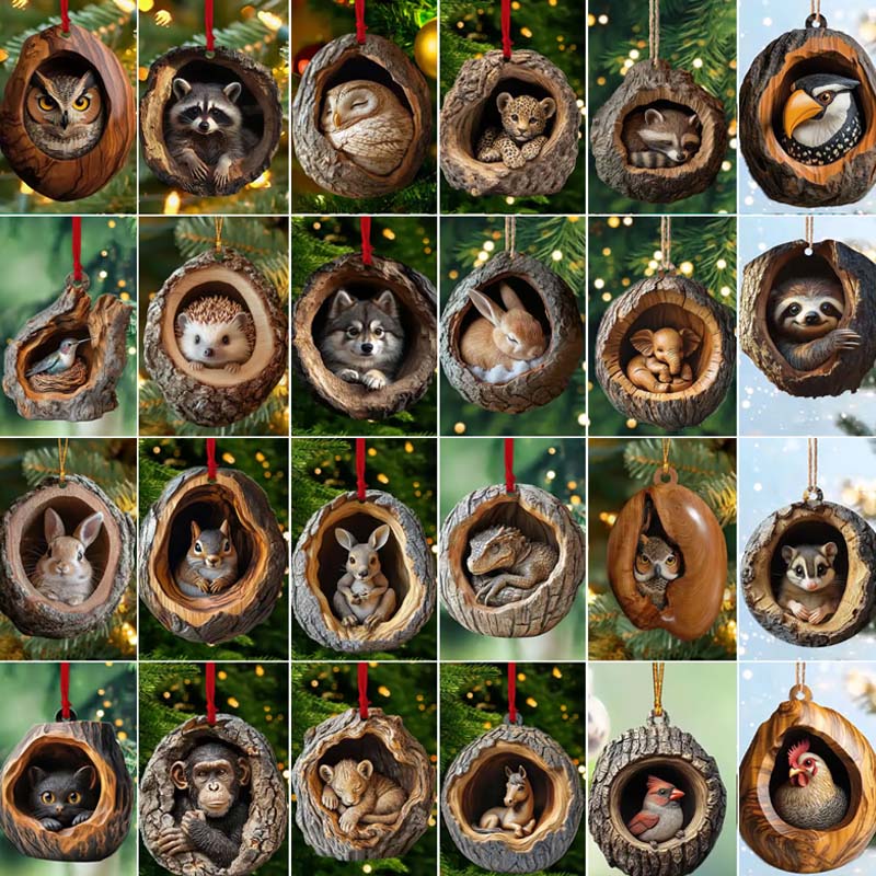 Tree Hole Animal Advent Calendar