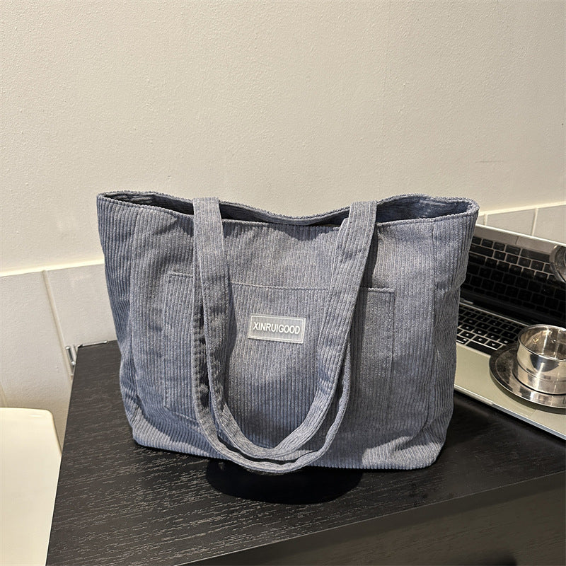 Corduroy Tote Bag