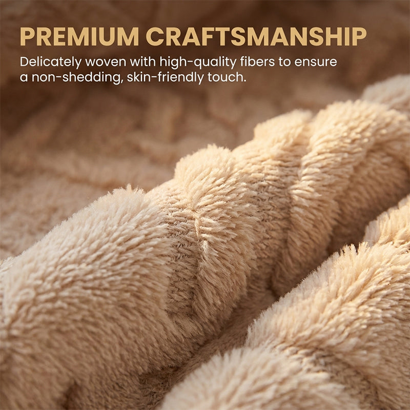 Luxury Double-Sided Coral Fleece Blanket