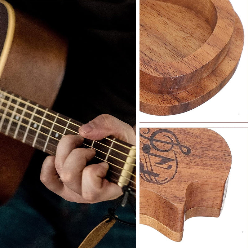 Guitar Wooden Pick Case