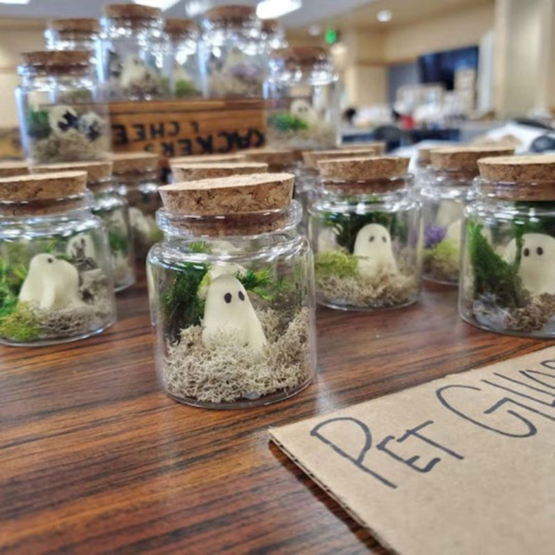 Mini Pet Ghosts in a Jar