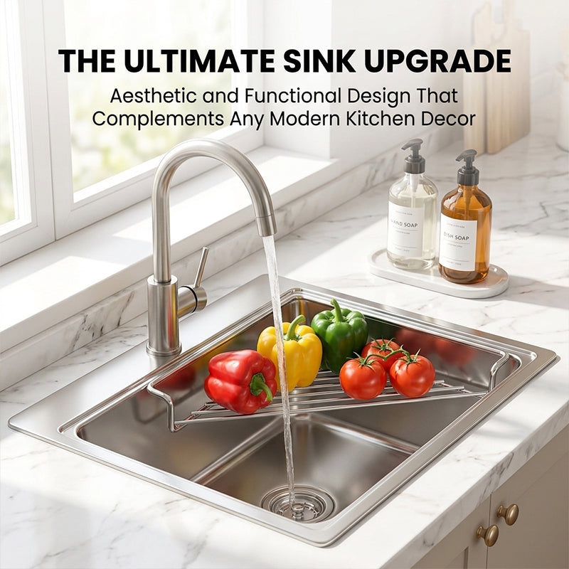 Triangular Stainless Steel Draining Rack