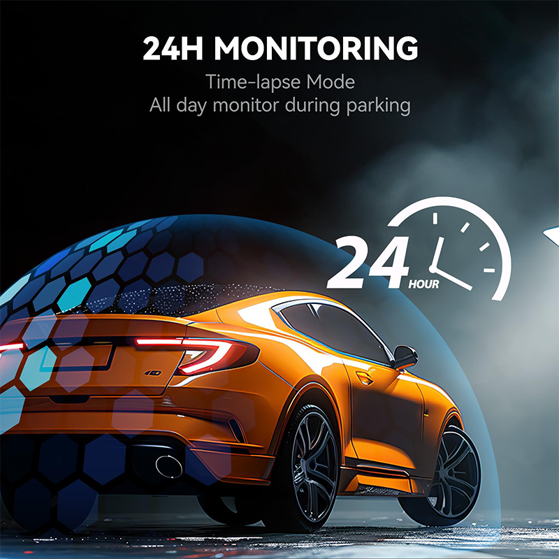 2K dual-lens streaming media dash cam