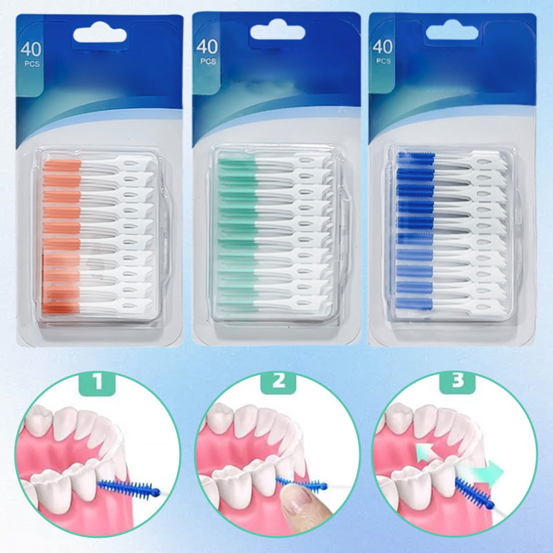 Tooth crevice brush