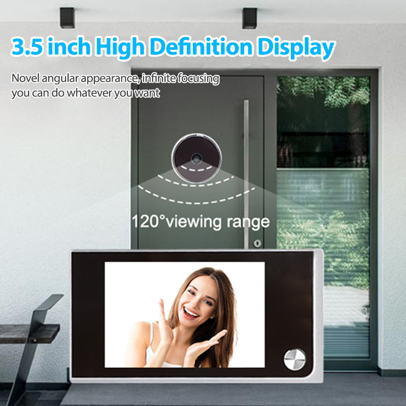 Digital Doorbell LCD 120 Degree Eye Electronic Peephole Doorbell