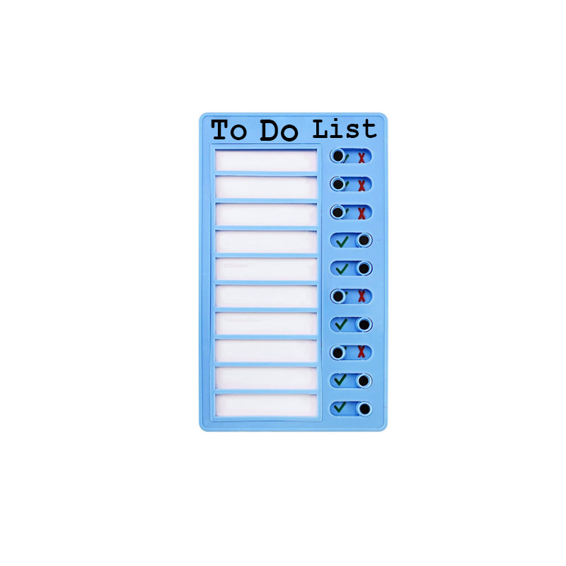 Plastic Sticky Notes Checklist+Daily Routine Chart