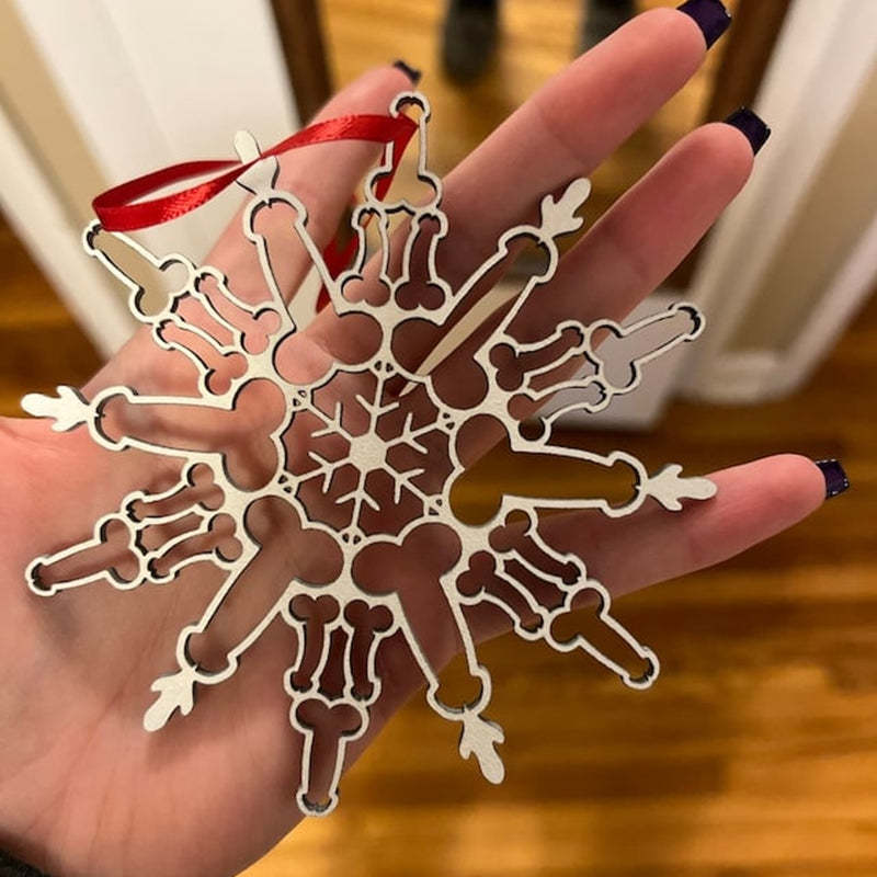 Funny Snowflake Ornament