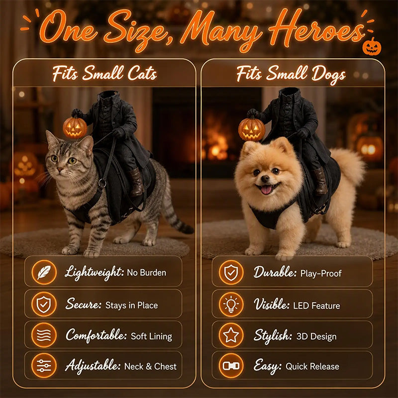 Headless Horseman Cat Costume